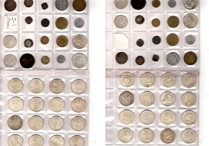 25 Coins; From Medieval to Modern (25 Silver coins; 186 gr. fine). 

Obv: .
R...