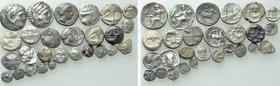 27 Greek Silver Coins.