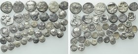 38 Greek Silver Coins.