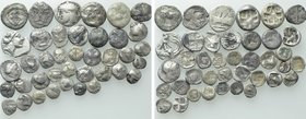 38 Greek Silver Coins.