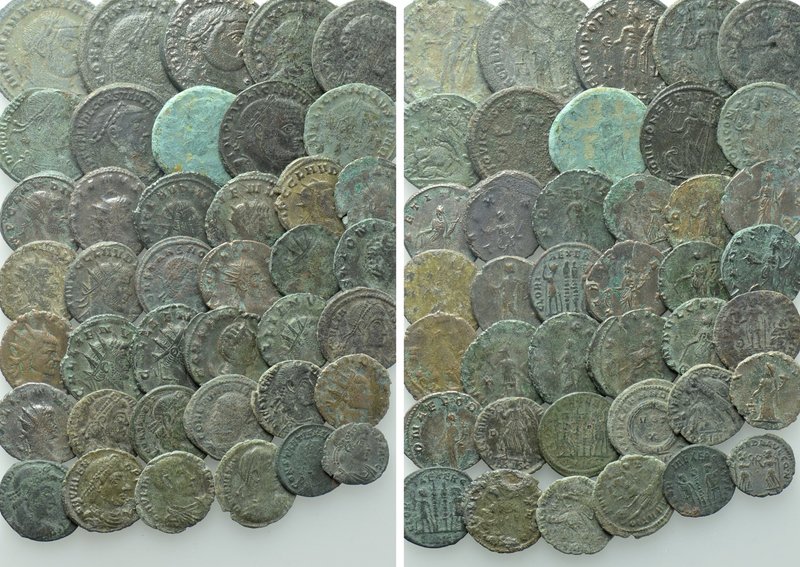 Circa 40 Folles and Antoniniani. 

Obv: .
Rev: .

. 

Condition: See pict...