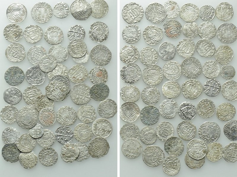 Circa 50 Coins of Hungary. 

Obv: .
Rev: .

. 

Condition: See picture.
...