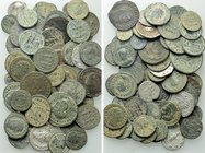 Circa 60 Roman Coins; Including Silver.