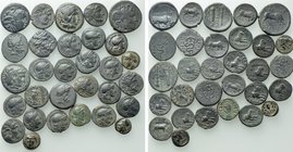30 Greek Coins; Seleukos, Pergamon etc.