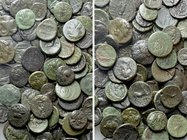 Circa 120 Greek Coins.