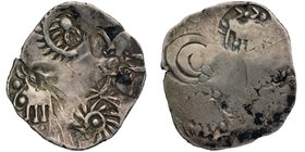 Ancient India
Punch-Marked Coins
Karshapana
Extremely Rare Punch Marked Silver Karshapana Coin of Vatsa Janapada.
Punch Marked Coin, Vatsa Janapad...