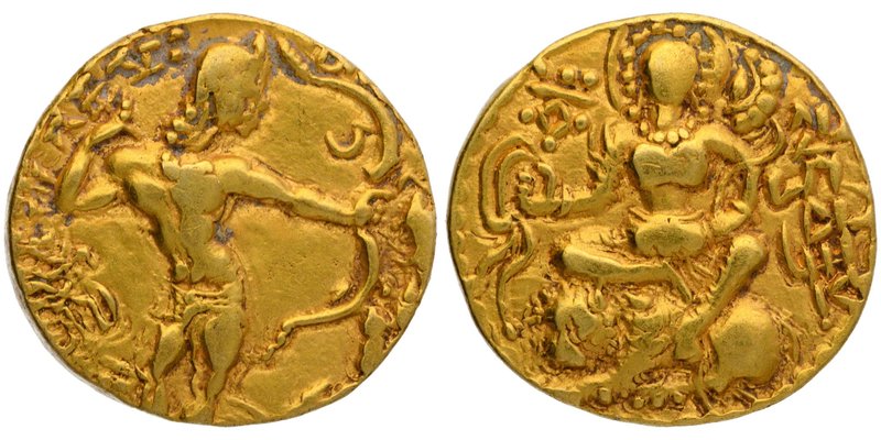 Ancient India
Gupta Dynasty
Gold Dinara
Gold Dinar Coijn of Chandragupta II o...