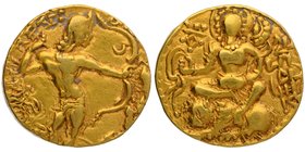 Ancient India
Gupta Dynasty
Gold Dinara
Gold Dinar Coijn of Chandragupta II of Gupta Dynasty of Lion slayer type.
Gupta Dynasty, Chandragupta II (...