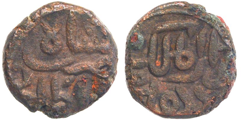 Sultanate Coins
Delhi Sultanate
Fulus / Falus 01
Copper Falus Coin of Nusrat ...