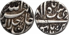Mughal Coins
03. Akbar, Jalal-Ud-Din Muhammad (1556-1605)
Rupee 01
Silver One Rupee Coin of Akbar of Burhanpur Mint.of Ardibihisht Month.
Akbar, B...
