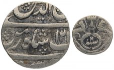 Indian Princely States
Awadh State
Rupee 1/8
Silver One Eighth Rupee Coin of Ghazi ud din Haidar of Lakhnau Mint of Awadh.
Awadh, Ghazi ud-din Hai...