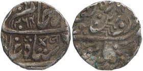 Indian Princely States
Jodhpur State
Rupee 01
Silver One Rupee Coin of Sojat Mint of Jodhpur State.
Jodhpur, Sojat Mint, Silver Rupee, AH 1264, In...