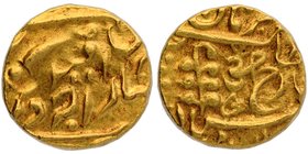 Indian Princely States
Jodhpur State
Mohur 1
Gold Mohur Coin of Umaid Singh of Jodhpur.
Jodhpur, Umaid Singh, Gold Mohur, With the name of George ...