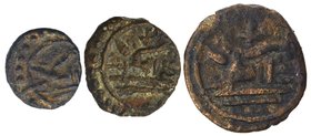 Indian Princely States
Travancore State
Set of 3 Coins
Set of Three different denomination Copper Coins of Travancore.
Travancore, Anantasayana, S...