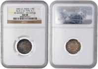 British India
Rupee 1/4
Rupee 1/4
Silver Quarter Rupee Coin of Victoria Queen of Calcutta Mint of 1840.
1840, Victoria Queen, Silver 1/4 Rupee, Co...