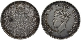 British India
Rupee 1
Rupee 01
Silver One Rupee Coin of King George VI of Bombay Mint of 1939.
1939, King George VI, Silver Rupee, Bombay Mint, ti...