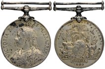 World Wide
Great Britain
Silver China War Medal of Victoria Queen of Great Britain of 1900.
Campaign Medal, Great Britain, Victoria Queen, Silver, ...