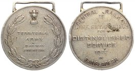 Others
Silver Medallion of Central Railway to Railway Engineers for Distinguished Service.
Medallion, Central Railway- Territorial Army, Distinguish...