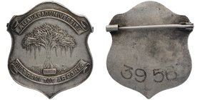 Badges
Silver Badge of Allahabad University of 1887.
Badge, Allahabad University, Silver Badge, 1887, Obv: A Banyan tree in the centre with the Univ...