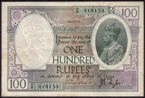 British INDIA Notes
K. G. V.
One Hundred Rupees Note of King George V Signed by J.B.Taylor of 1928.
British India, 1928, King George V, 100 Rupees,...