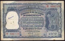 Republic INDIA Note (1947 to till Date)
100 Rupees.
One Hundred Rupees Bank Note Signed by H.V.R lengar of 1953.
Republic India, 1953, 100 Rupees, ...