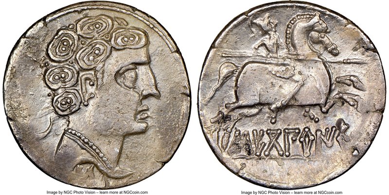 SPAIN. Sekobirikes (Segobriga). Ca. 2nd-1st centuries BC. AR denarius (20mm, 12h...