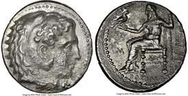 MACEDONIAN KINGDOM. Alexander III the Great (336-323 BC). AR tetradrachm (26mm, 6h). NGC VF. Late lifetime-early posthumous issue of 'Babylon', ca. 32...