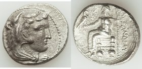 MACEDONIAN KINGDOM. Alexander III the Great (336-323 BC). AR tetradrachm (27mm, 16.22 gm, 12h). XF, porosity. Lifetime-early posthumous issue of Aradu...