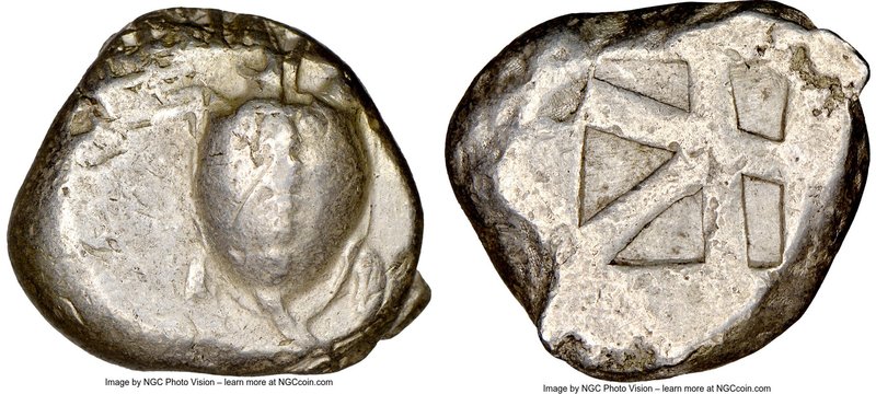 SARONIC ISLANDS. Aegina. Ca. 480-457 BC. AR stater (20mm, 12.48 gm). NGC Choice ...