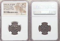 IONIA. Chios. Ca. early 3rd century BC. AR drachm (21mm, 4.09 gm, 12h). NGC MS 5/5 - 4/5. Posthumous issue in the name and types of Alexander III the ...