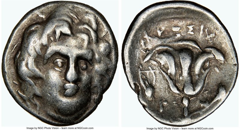 CARIAN ISLANDS. Rhodes. Ca. 230-205 BC. AR hemidrachm (12mm, 12h). NGC VF. Acesi...