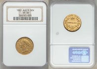 Victoria gold Sovereign 1863-SYDNEY VF35 NGC, Sydney mint, KM4. AGW 0.2353 oz. 

HID09801242017