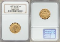 Victoria gold Sovereign 1863-SYDNEY VF20 NGC, Sydney mint, KM4. AGW 0.2353 oz. 

HID09801242017