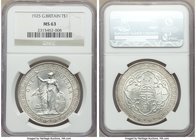 George V Trade Dollar 1925 MS63 NGC, KM-T5.

HID09801242017