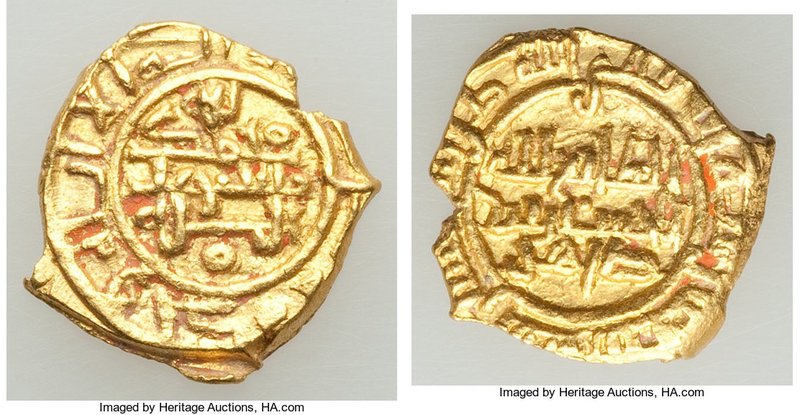 Saffarid. al-Husayn b. Tahir (3rd Reign, AH 369-371+ / AD 980-982+) gold Fractio...