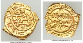 Saffarid. al-Husayn b. Tahir (3rd Reign, AH 369-371+ / AD 980-982+) gold Fractional Dinar AH 370 (AD 980/1) XF, Sijistan mint, A-1419.2 (RRR). 15.6mm....