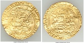 Great Seljuks. Malikshah I (AH 465-485 / AD 1072-1092) gold Dinar AH 483 (AD 1090/1) About XF, Al-Ahwaz mint, A-1674. 27.8mm.. 2.78gm. 

HID0980124201...