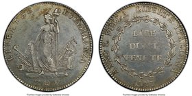 Venice. Provisional Government 10 Lire 1797-ZV XF40 PCGS, KM777, Dav-1577. Scarce Provisional Government type. Bold legends with weakly struck centers...