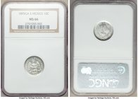 Republic 10 Centavos 1895 Ga-S MS66 NGC, Guadalajara mint, KM403.4. Last and one of the lower mintage years of series. Blast white with brilliant refl...