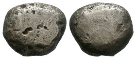 JUDAEA, HACK-SILBER 5TH./4th. CENTURY BC. Early Means of Payment. Extremely Rare !

Condition: Very Fine

Weight: 18.22 gr
Diameter: 23 mm
