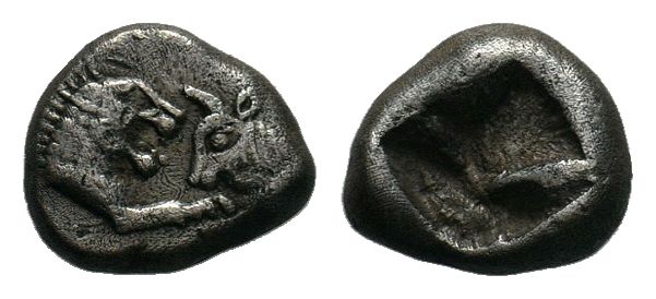 Kings of Lydia, time of Croesus. Sardis circa 561-546 BC, AR 

Condition: Very F...