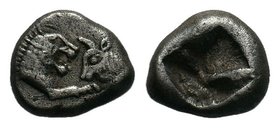 Kings of Lydia, time of Croesus. Sardis circa 561-546 BC, AR 

Condition: Very Fine

Weight: 0.87 gr
Diameter: 9 mm