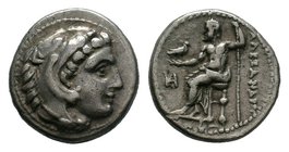 KINGS of MACEDON. Alexander III ‘the Great’. 336-323 BC. AR Drachm


Condition: Very Fine

Weight: 4.24 gr
Diameter: 17 mm