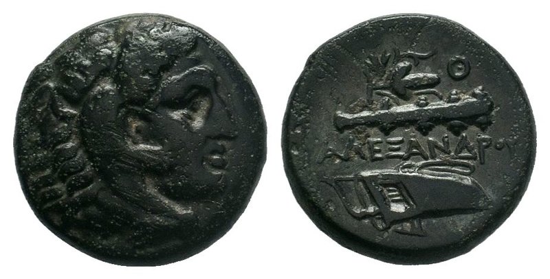 Kings of Macedon. Alexander III "the Great" 336-323 BC. AE bronze


Condition: V...