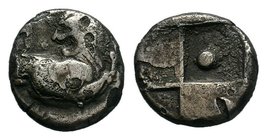 THRACE, Chersonesos. Circa 386-338 BC. AR Hemidrachm 


Condition: Very Fine

Weight: 1.88 gr
Diameter: 13 mm