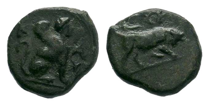 Caria. Kaunos circa 350-300 BC. Bronze 


Condition: Very Fine

Weight: 1.36 gr
...