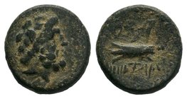 Phoenicia - Arados - Galley Hemichalkon. 125 BC.


Condition: Very Fine

Weight: 3.86 gr
Diameter: 17 mm