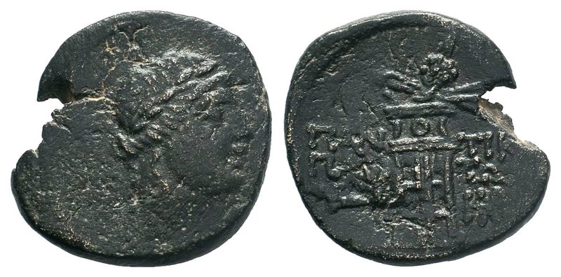 Pontic Kings of the Bosporus, Mithradates VI Eupator, Pantikapaion Æ Tetrachalko...