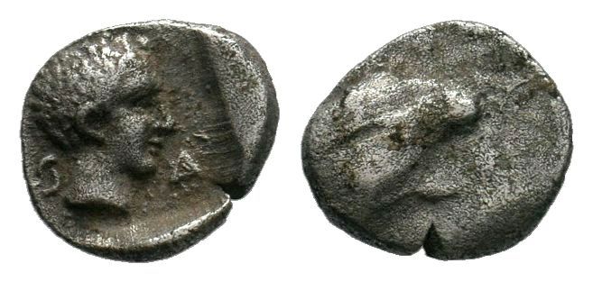 TROAS. Kebren. Obol (Circa 387-310 BC).

Condition: Very Fine

Weight: 0.43 gr
D...