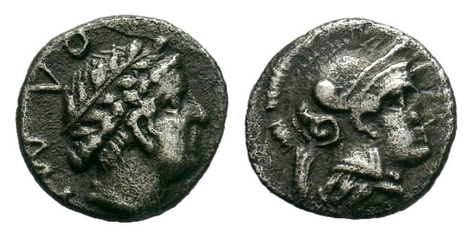CILICIA, Holmoi. 4th century BC. AR Obol 

Condition: Very Fine

Weight: 0.61 gr...